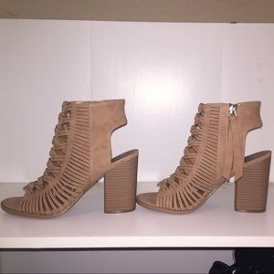 Tan colored heels
